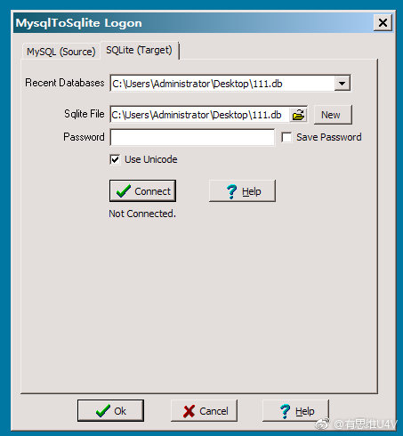 MySQL转SQLite