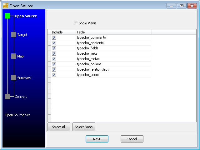 SQLite转MySQL